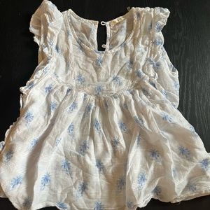 Loveshackfancy girls size 12 white top